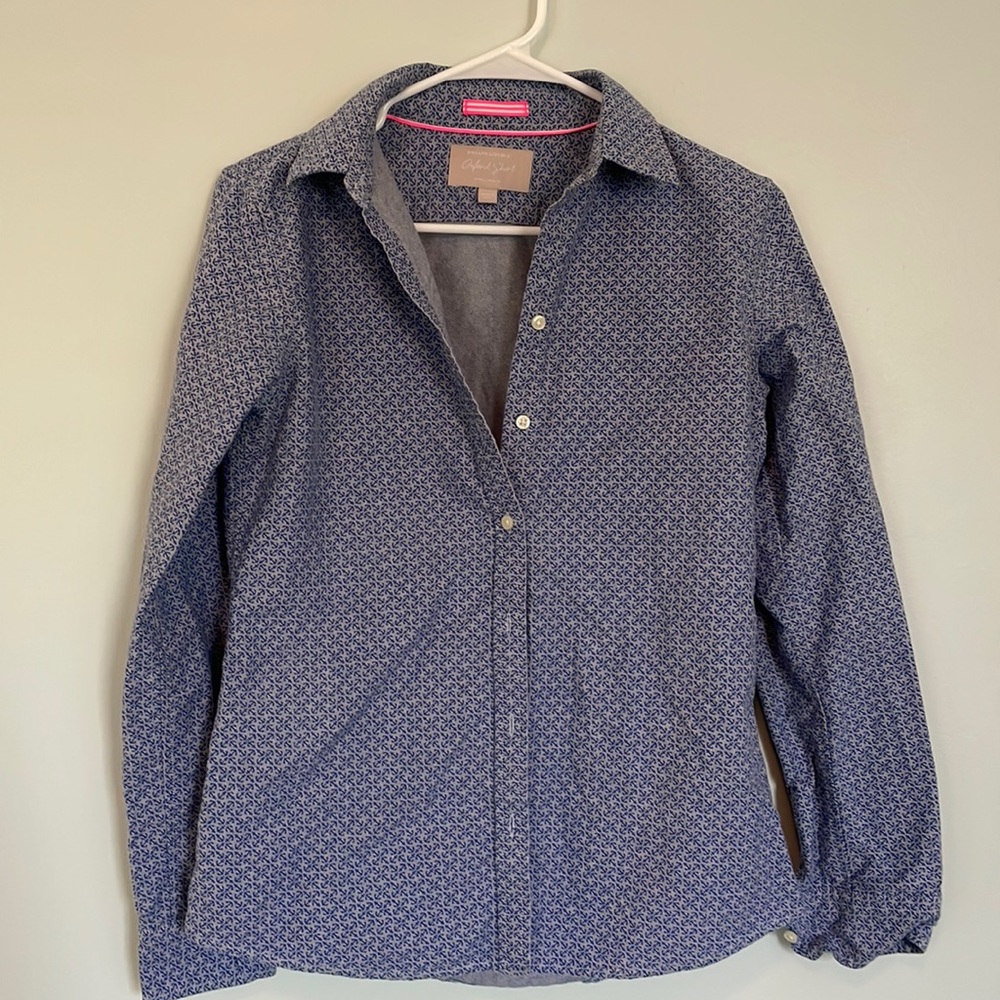 Womens anchor button up shirt small